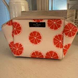 Kate spade citrus makeup bag